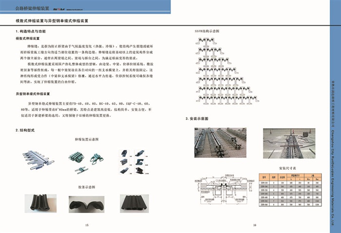 公路桥梁伸缩装置